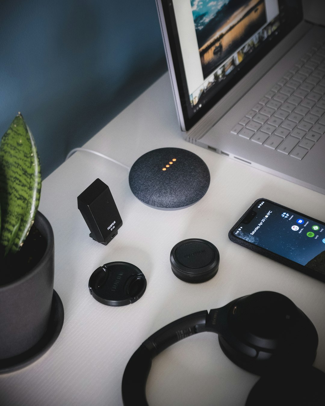 chalk-google-home-mini-near-laptop-computer-1ra7eues-mm